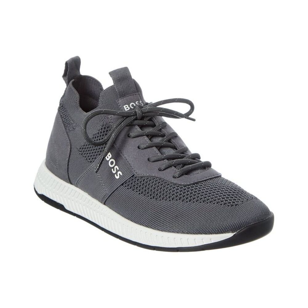 Hugo Boss Titanium Knit Sneaker, Grey